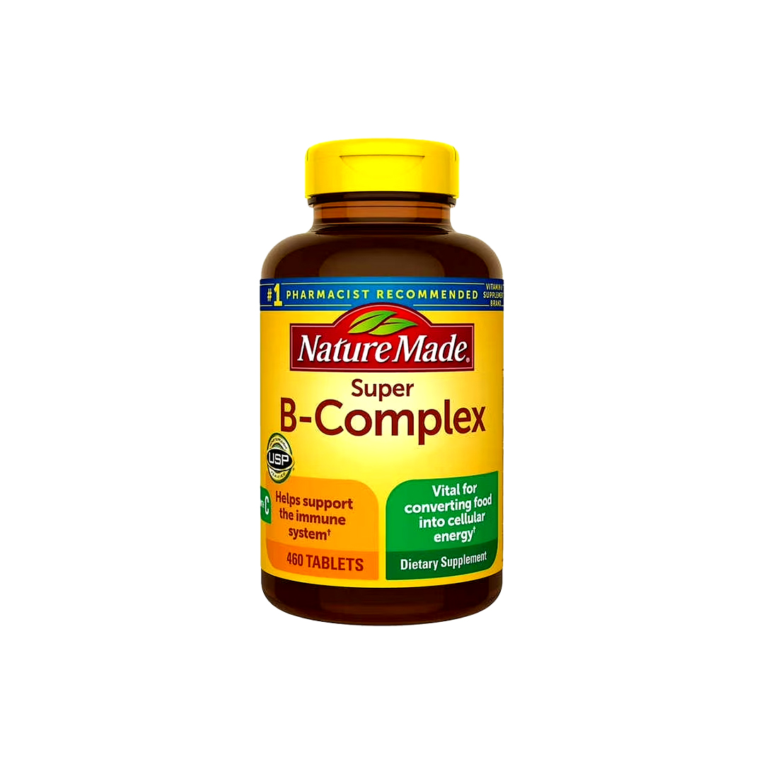 Nature Made Super B-Complex with Vitamin C – 460 Tablets | Energy Support