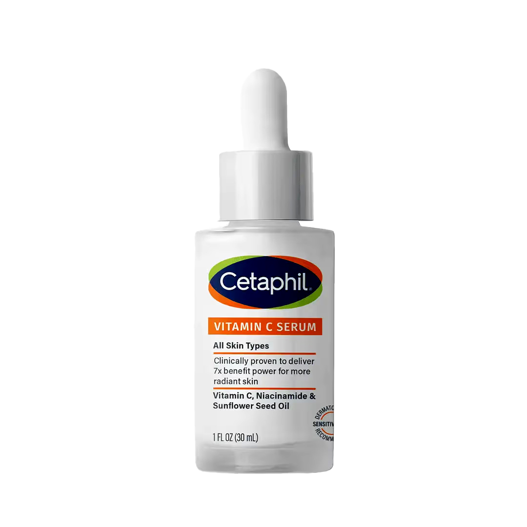 Cetaphil Vitamin C Brightening Serum 30ml – Dark Spot & Glow Care | Sensitive Skin Friendly