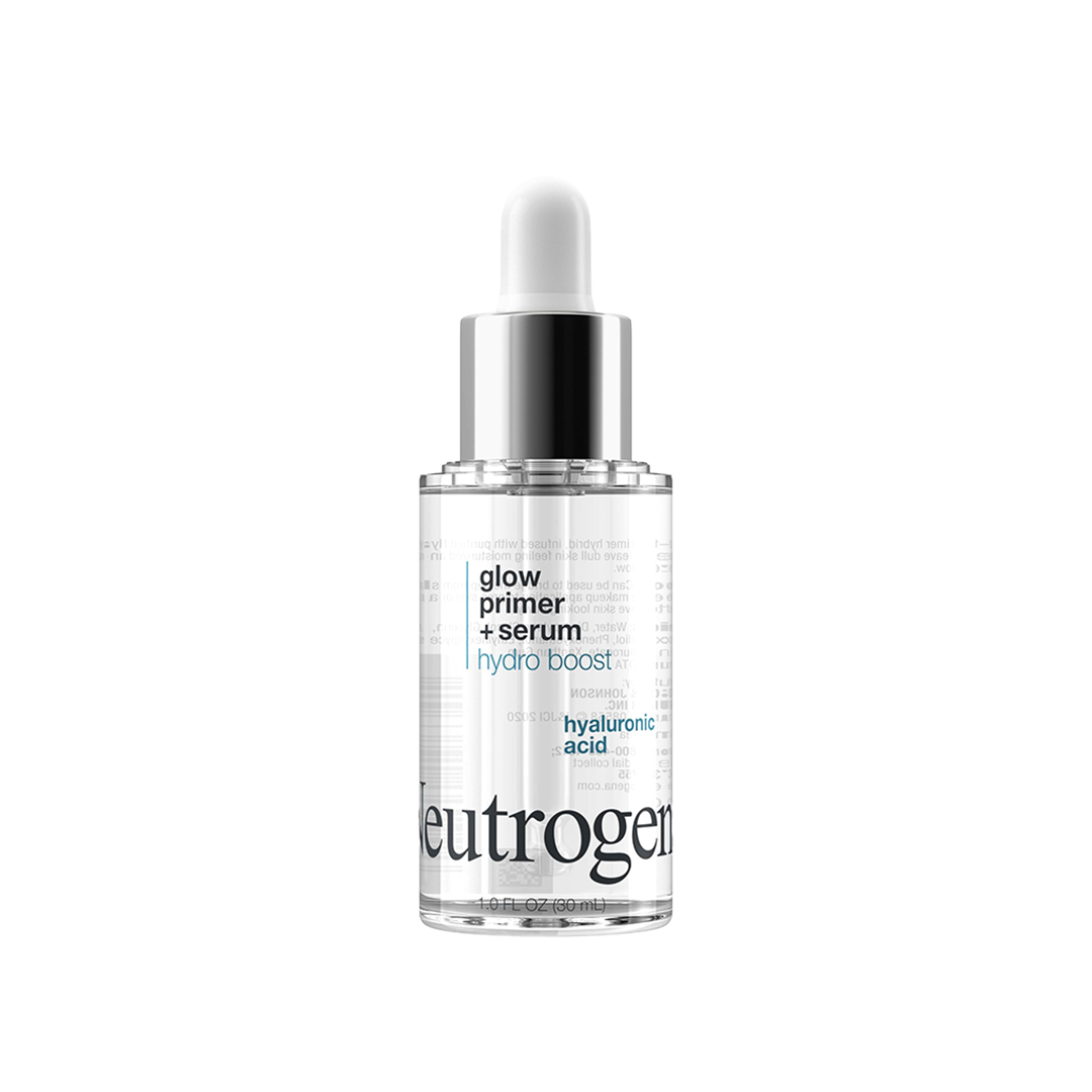 Neutrogena Hydro Boost Glow Booster Primer & Serum 1oz – Hydrating Hyaluronic Acid Makeup Primer