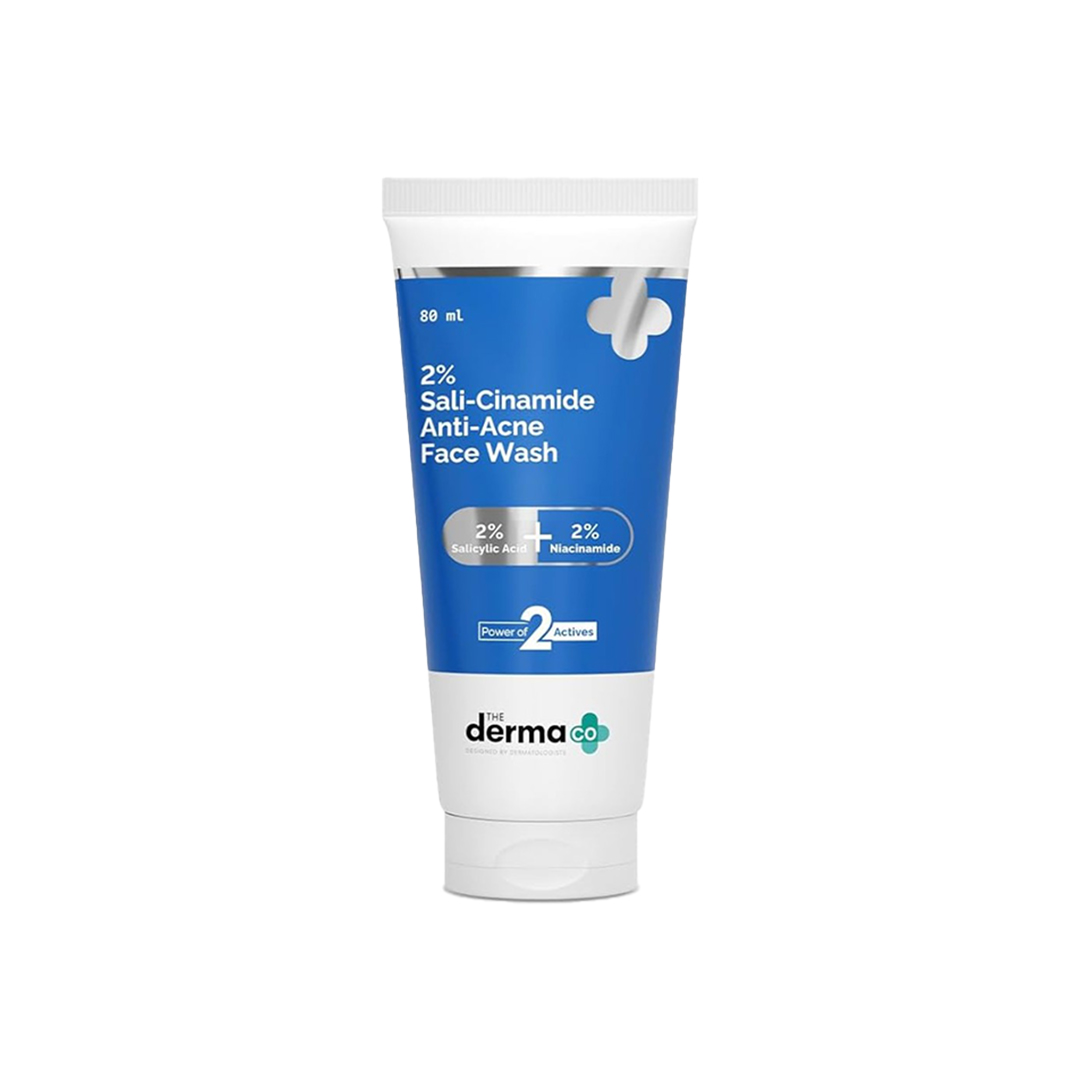 The Derma Co Sali-Cinamide Anti-Acne Face Wash (80ml)
