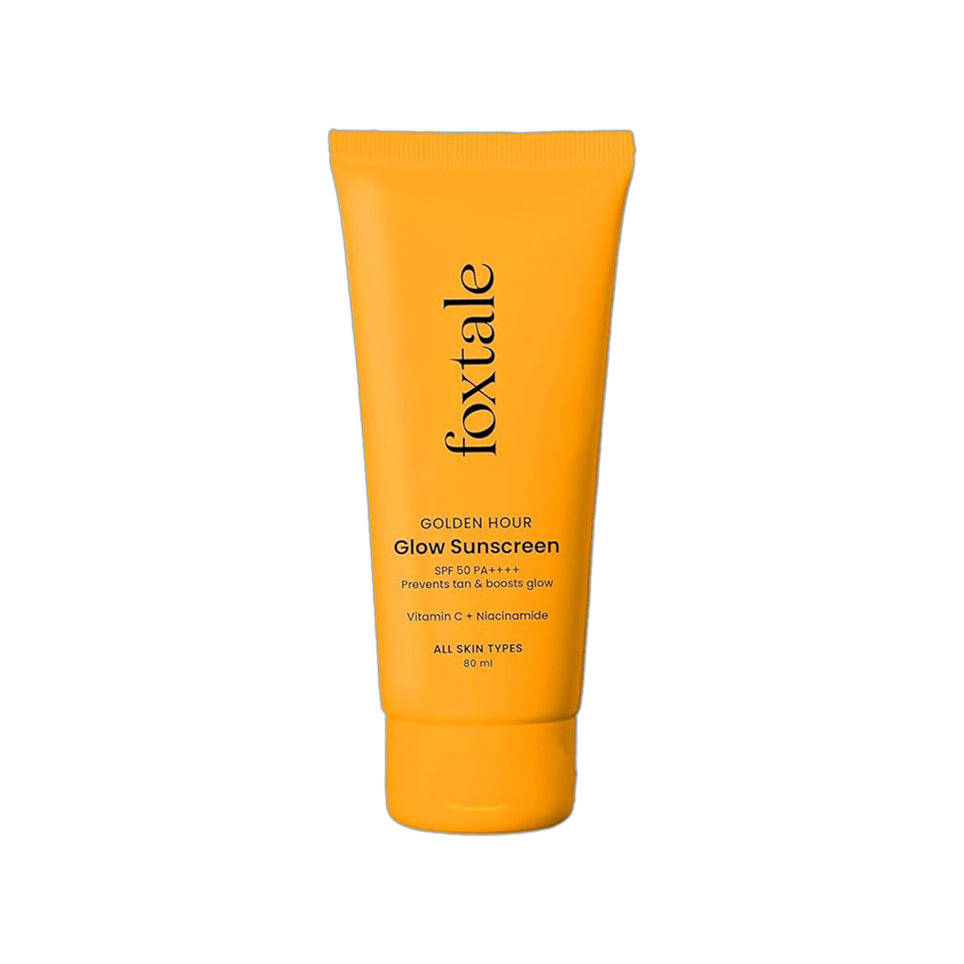 Foxtale SPF 50 Vitamin C & Niacinamide Glow Sunscreen PA++++ (80ml)
