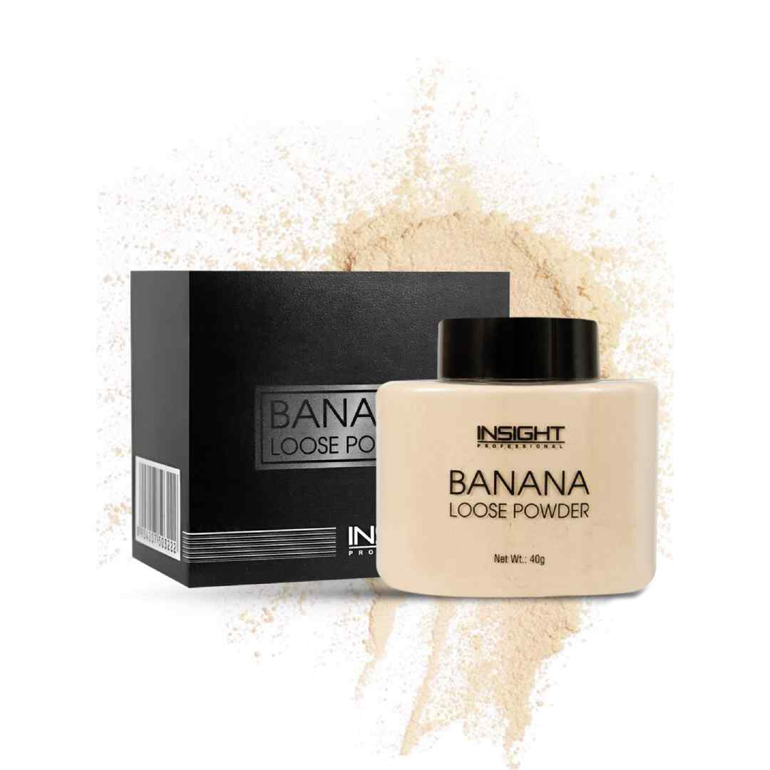 Insight Cosmetics Banana Loose Powder Oil Control Formula (40g)